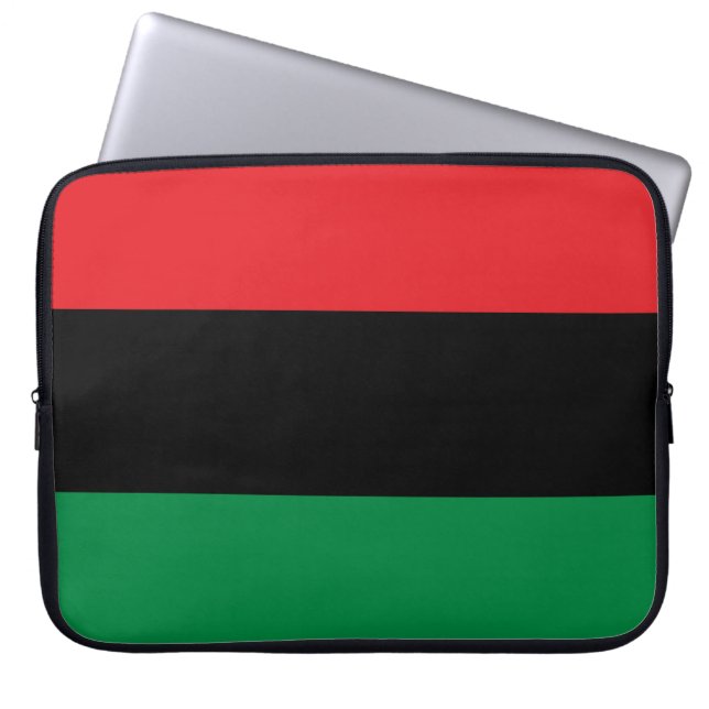 Funda Para Portátil Bandera panafricana (Frente)