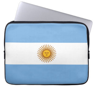 Funda Para Portátil Bandera Patriótica Argentina