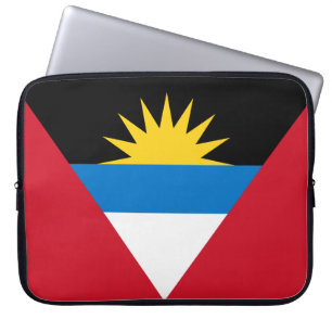 Funda Para Portátil Bandera Patriótica de Antigua y Barbuda
