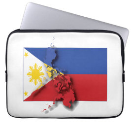 Funda Para Portátil Bandera patriótica de FILIPINAS