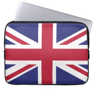 Funda Para Portátil Bandera Patriótica del Reino Unido