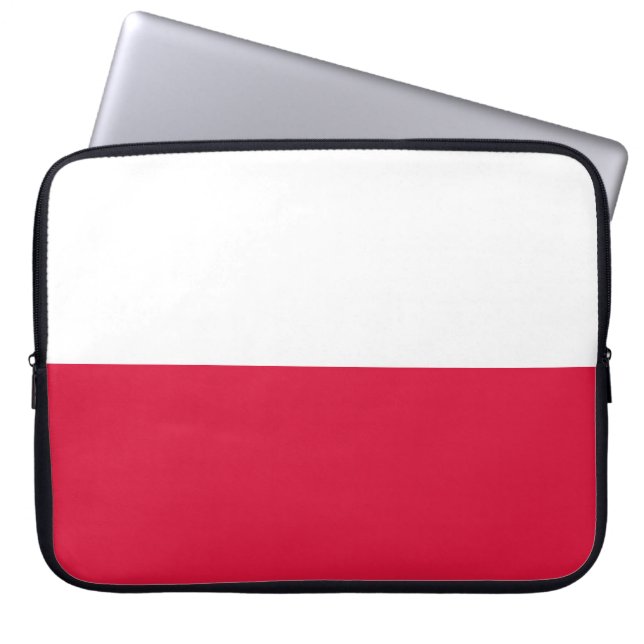 Funda Para Portátil Bandera polaca (Polonia) (Frente)