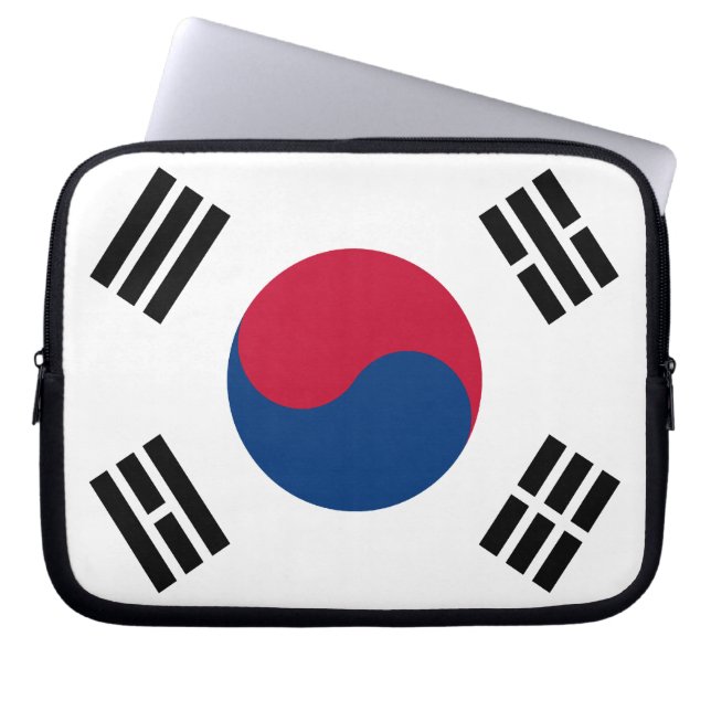 Funda Para Portátil Bandera surcoreana (Frente)