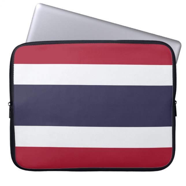 Funda Para Portátil Bandera tailandesa (Tailandia) (Frente)
