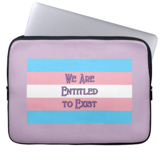 Funda Para Portátil Bandera Trans Titulada Portátil Sleeve
