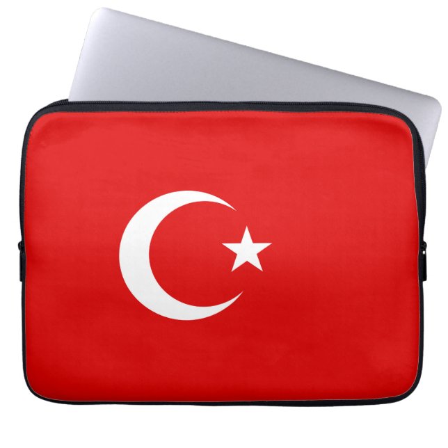 Funda Para Portátil Bandera turca (Frente)