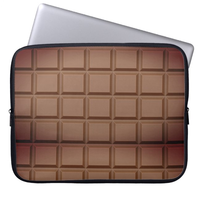 Funda Para Portátil Bar de vaina de chocolate  (Frente)