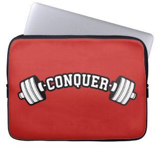 Funda Para Portátil Barbell, CONQUISTA - Gimnasio Inspirador de Halter