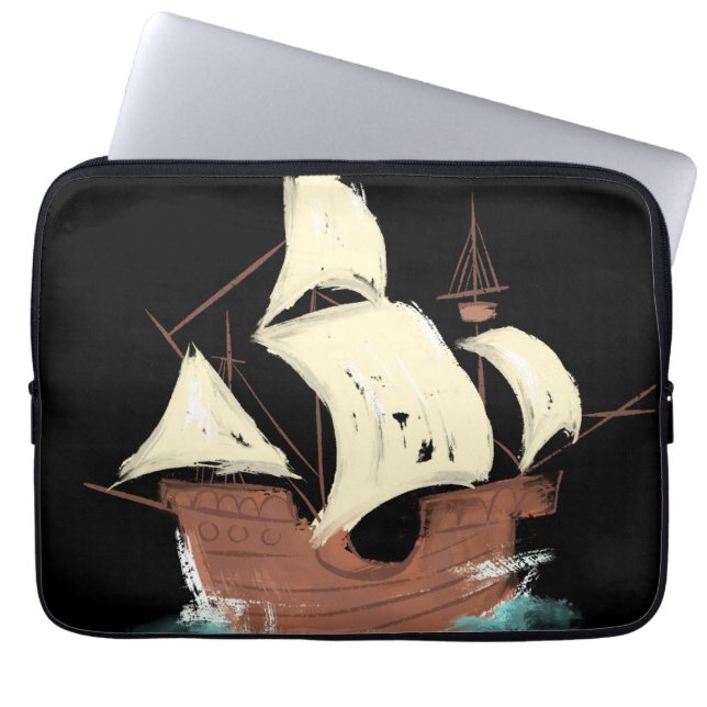 Funda Para Portátil barco (Frente)