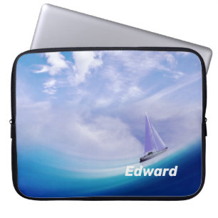 Funda Para Portátil Barco de vela en una ola épica