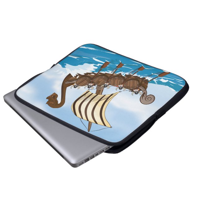 Funda Para Portátil Barco de Viaje (Inferior anverso)