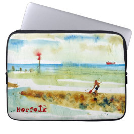 Funda Para Portátil Barco rojo en Mundesley, Norfolk