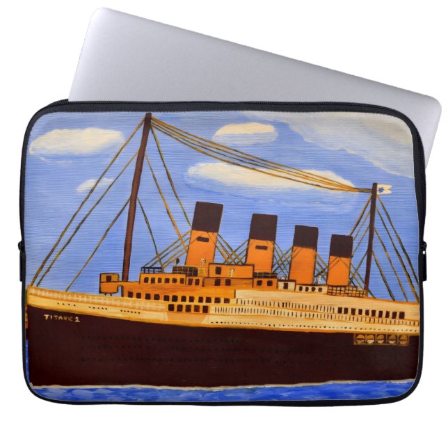 Funda Para Portátil Barco Titanic  (Frente)