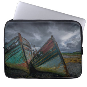 Funda Para Portátil Barcos de pesca viejos