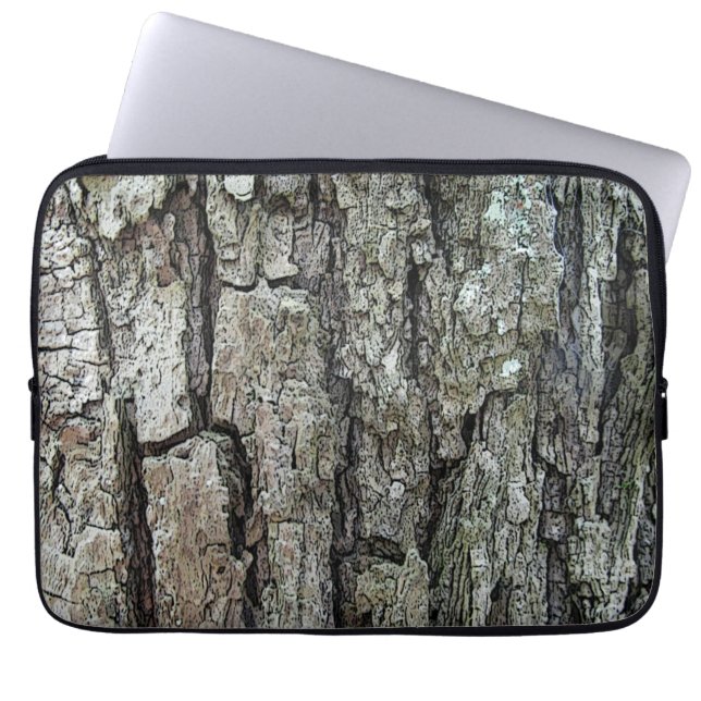 Funda Para Portátil Barrera de pino antigua (Frente)