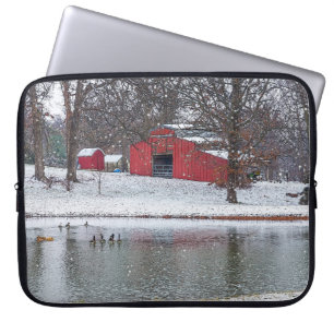 Funda Para Portátil Barrio Rojo En Paintería De Nieve