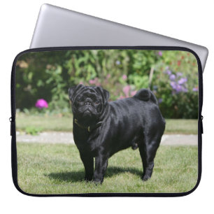 Funda Para Portátil Barro amasado negro que se coloca de mirada de la