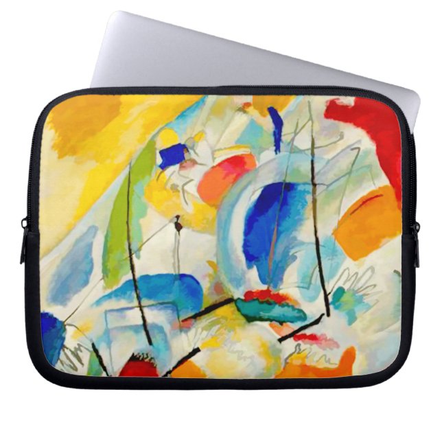 Funda Para Portátil Batalla del mar de Kandinsky 1913 (Frente)