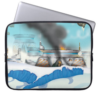 Funda Para Portátil Batalla espacial Epic Ice Planet