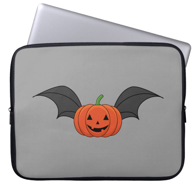 Funda Para Portátil Bate de calabaza de Halloween (Frente)