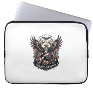 Funda Para Portátil Baterista Patriótico De Música De Libertad Rock Me
