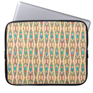 Funda Para Portátil Batik tribal - rosa rosa rosa y turquesa