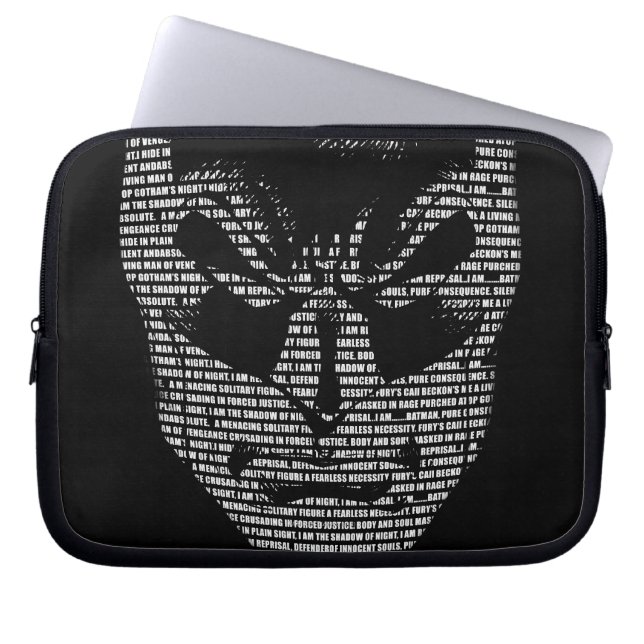 Funda Para Portátil Batman Head Mantra (Frente)