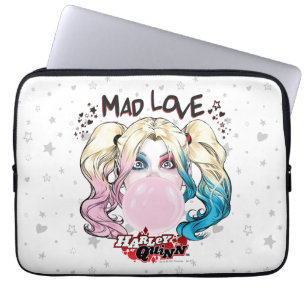 Funda Para Portátil Batman   Mad Love Harley Quinn Masticar Goma de Bu