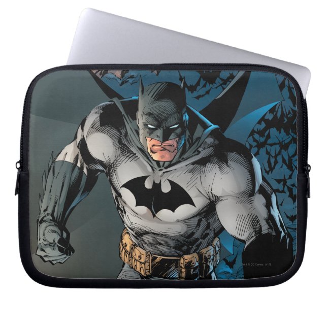 Funda Para Portátil Batman sale de la cueva de Bat (Frente)