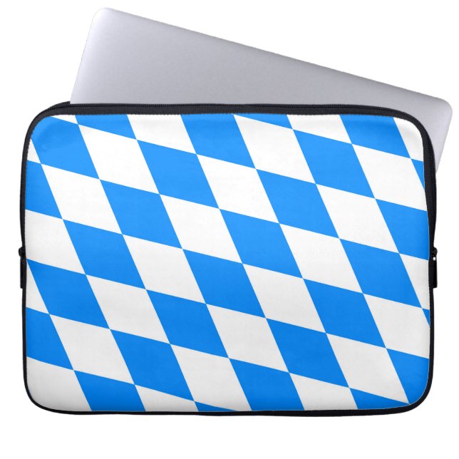 Funda Para Portátil Baviera rombos estandartes (Frente)