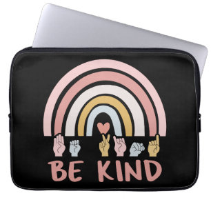 Funda Para Portátil Be Kind ASL III - Lenguaje Rótulo americano
