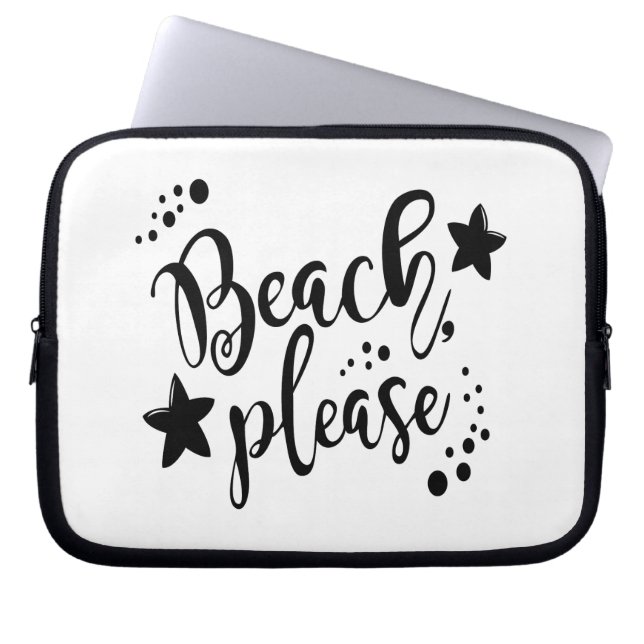 Funda Para Portátil Beach Please (Frente)