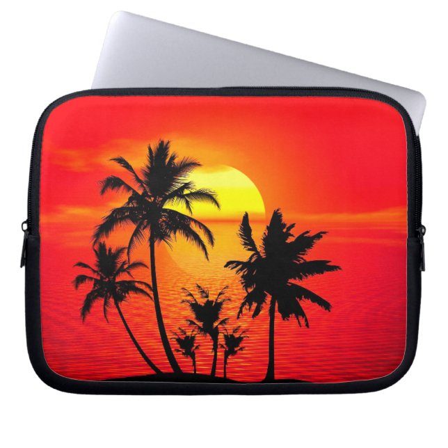 Funda Para Portátil Beach Sunset (Frente)
