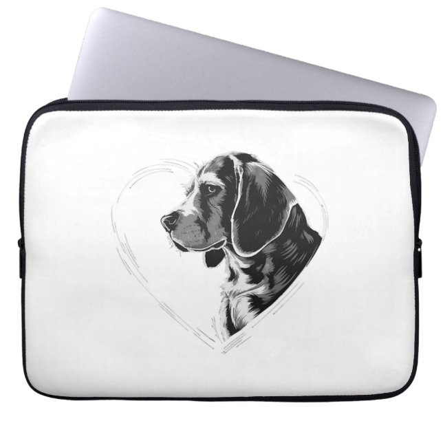 Funda Para Portátil Beagle   (Frente)