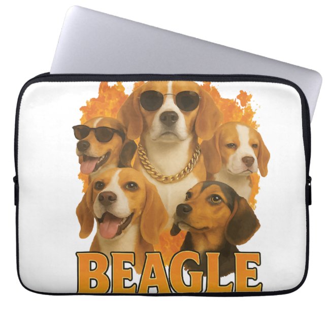 Funda Para Portátil Beagle         (Frente)