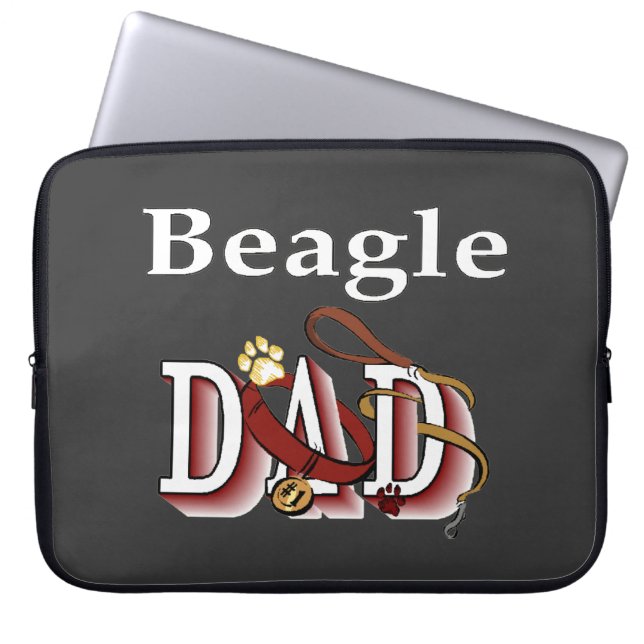 Funda Para Portátil Beagle Dad Gifts (Frente)