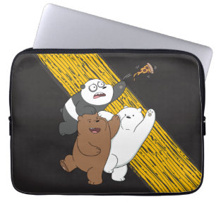 Funda Para Portátil Bear Bears - Última Pieza De Pizza