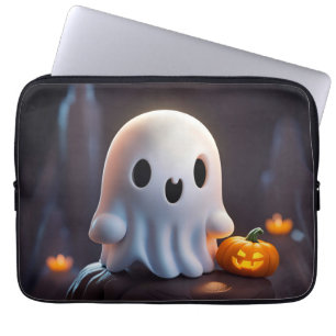 Funda Para Portátil Bebé Fantasma Típico personaje de Halloween