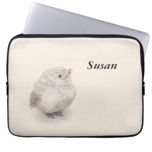 Funda Para Portátil Bebé Sparrow Digital Watercolor