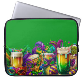 FUNDA PARA PORTÁTIL BEBIDAS MARDI GRAS DE FESTIVO DE COLOR BRILLANTE