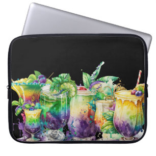 FUNDA PARA PORTÁTIL BEBIDAS MARDI GRAS DE FESTIVO DE COLOR BRILLANTE