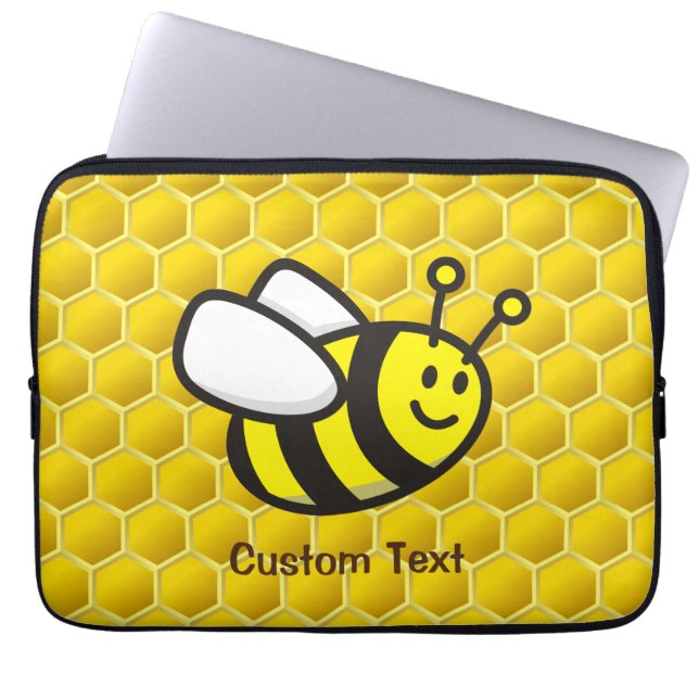 Funda Para Portátil Bee Personalizado (Frente)