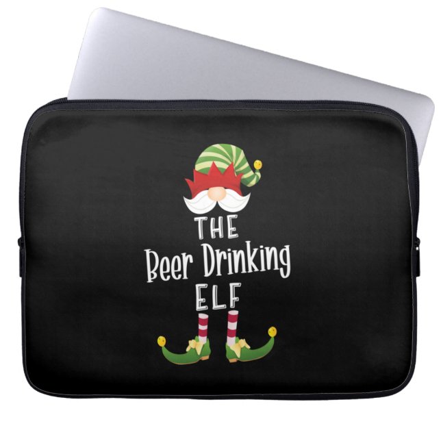 Funda Para Portátil Beer Beer Elf Group Navidades Cumpleaños (Frente)