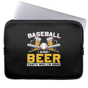 Funda Para Portátil Beer Drinker Beer Humor de cerveza de béisbol Cump