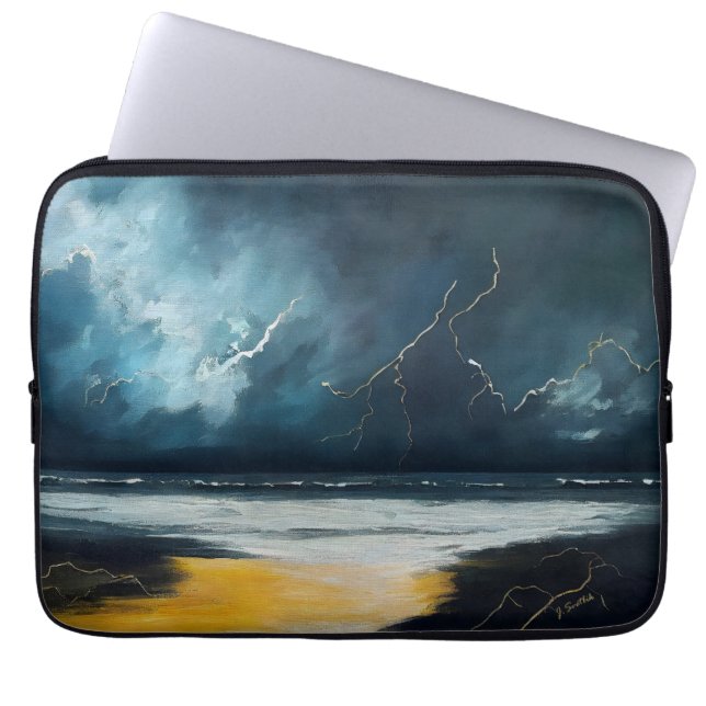 Funda Para Portátil Before The Storm – Abstract Seascape (Frente)