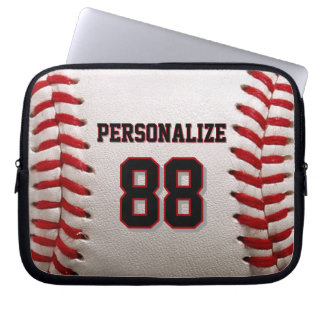 Funda Para Portátil Béisbol Softbol Nombre y Número Personalizados