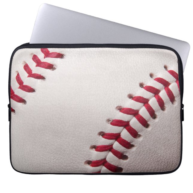 Funda Para Portátil Béisboles - plantilla del fondo del béisbol del (Frente)