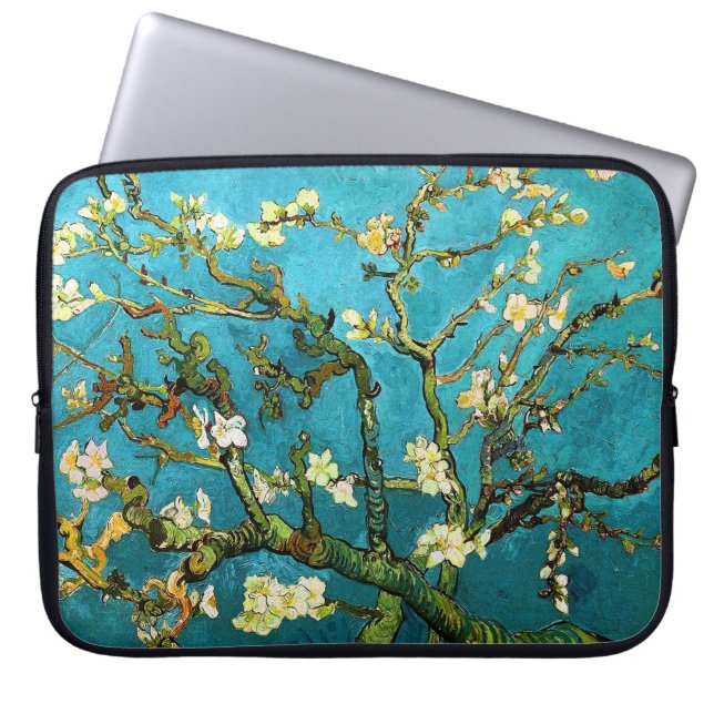 Funda Para Portátil Bella Artes de Van Gogh, un árbol de almendras bri (Frente)