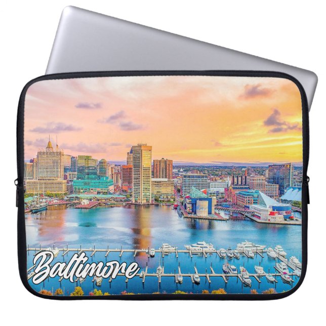 Funda Para Portátil Bella Baltimore, Maryland, EE.UU. (Frente)