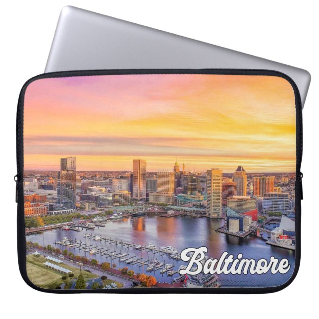 Funda Para Portátil Bella Baltimore, Maryland, EE.UU. (Frente)